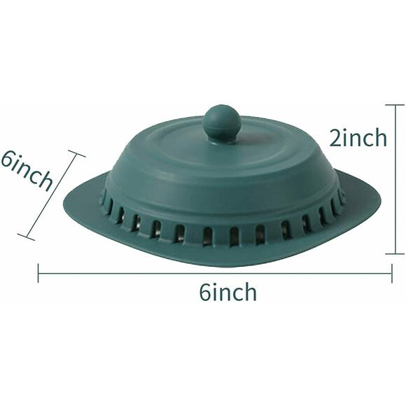 Drain Hair Catcher 4 Pack Shower Drain Cover for Bathtub Kitchen Sink Strainer - Picture 8 of 12
